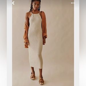 Free people Mallorca Fauxchet Sweater Midi XS NWT